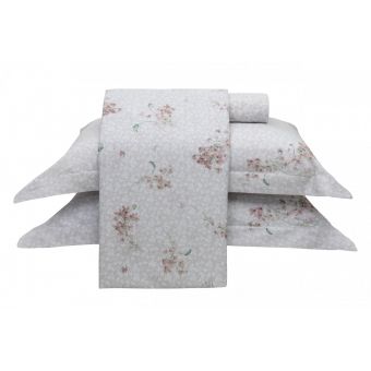 Jogo de Cama Casal Kacyumara Vida Bela Algodão Egípcio Floral