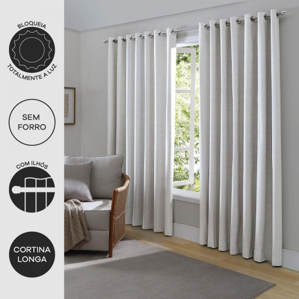 Cortina Blackout Dohler Yani D Estampa Digital 2,00m x 2,30m - Yani D