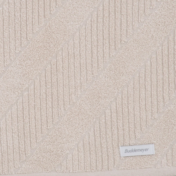 Toalha de Rosto Buddemeyer Jazz Jacquard Extra Soft 100% Algodão - Bege 1433