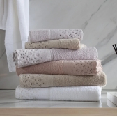 Toalha de Rosto c/ Renda Bordada Buddemeyer Crystal - Branco 1011