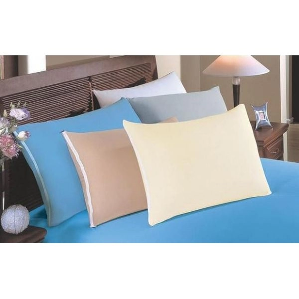 Kit 2 Capas para Travesseiro com Zíper Venesa 100% Algodão - Bege