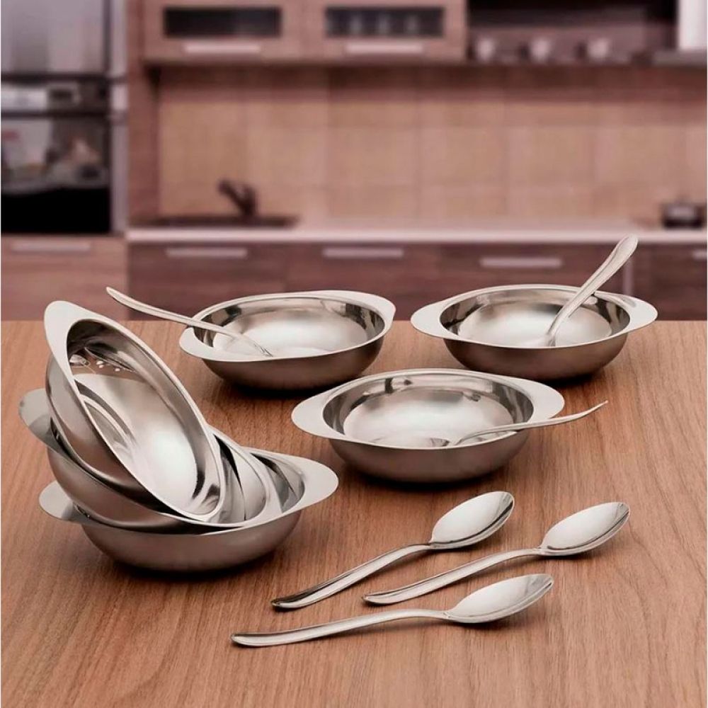 Conjunto para Sobremesa Inox 12 Peças Jornata Brinox