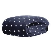 Cobertor Solteiro Kacyumara Blanket Vintage Toque de Seda - Azul Marinho