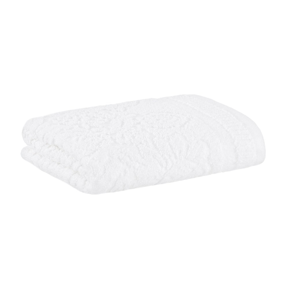 Toalha de Rosto Buddemeyer Botanique Extra Soft 100% Algodão - Branco 1011