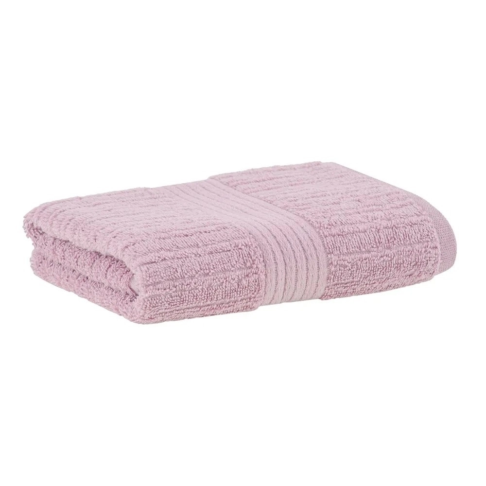 Toalha de Rosto Buddemeyer Fio Penteado Canelado - Rosa 3221