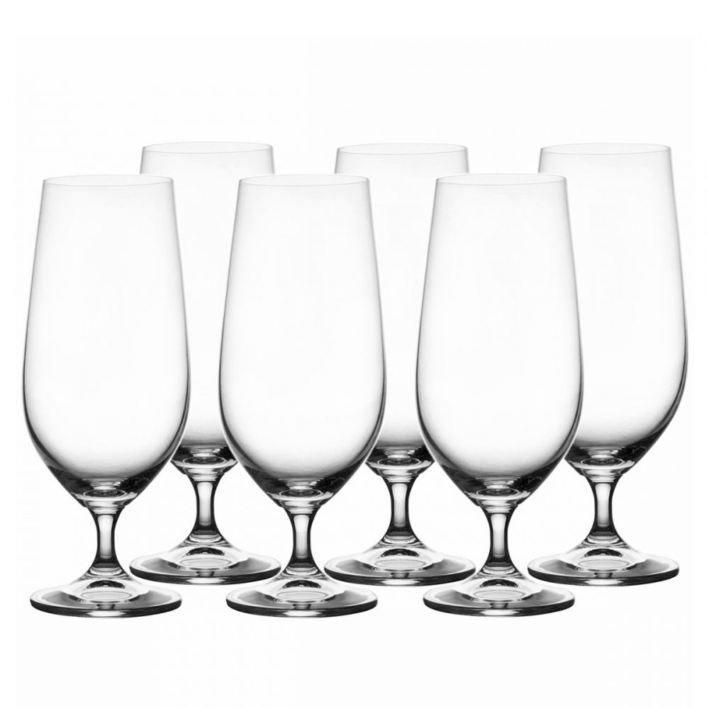 Jogo com 6 Taças p/ Cerveja Gastro 57311 Bohemia Crystalite