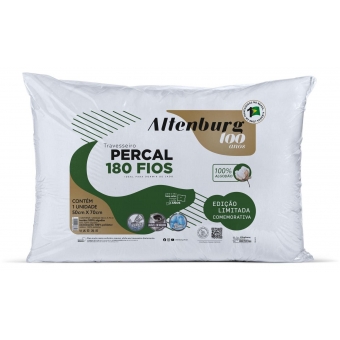 Travesseiro 180 Fios Altenburg 100 Anos 50 cm x 70 cm