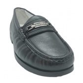 Mocassim Masculino Saullo 1233 em Couro Preto
