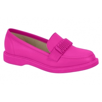 Sapato Mocassim Feminino Tratorado Moleca Salto Alto