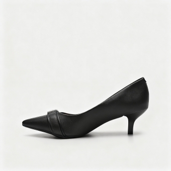 Sapato Feminino Vizzano Scarpin Pelica Bico Fino
