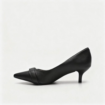 Sapato Feminino Vizzano Scarpin Pelica Bico Fino