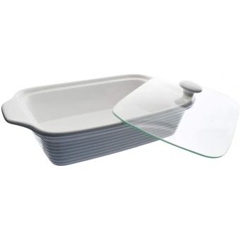 Rechaud Porcelana Retangular 5 peças Dynasty 21158