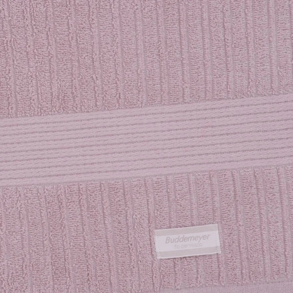 Toalha de Rosto Buddemeyer Fio Penteado Canelado - Rosa 3221