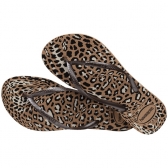 Chinelo Feminino Havaianas Slim Animals - Café