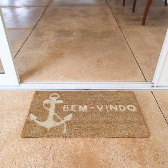 Capacho de Porta Fibra de Coco Uzoo 66 cm x 33 cm