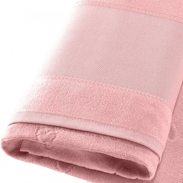 Toalha para Bordar Lavabo Valour Dohler Verona Sem Estampa - Rosa