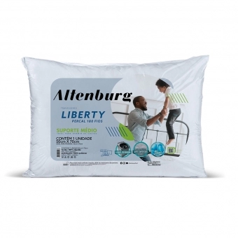 Travesseiro Altenburg Liberty 180 Fios 50 cm x 90 cm