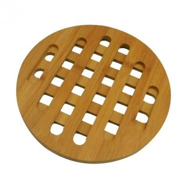 Descanso de Panela Redondo Bamboo Homecook