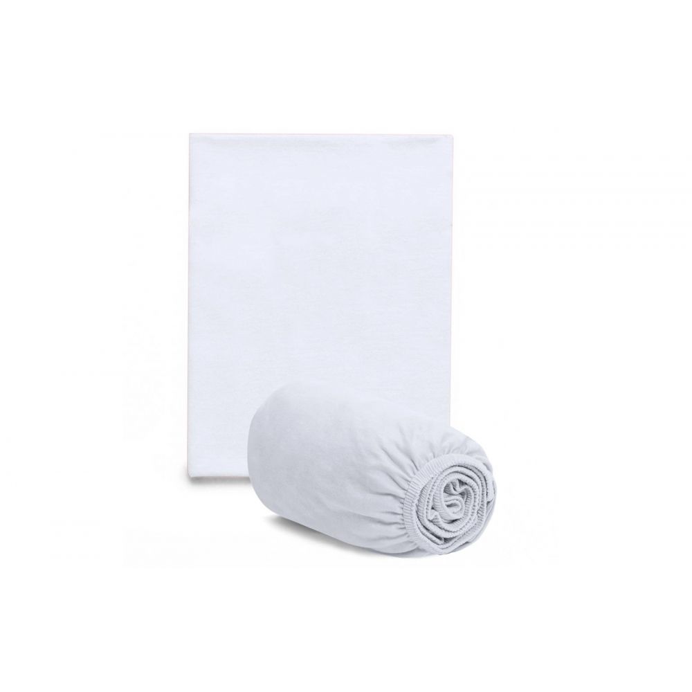 Jogo de Lençol para Berço Hug com Elástico - Branco