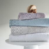 Toalha de Banho c/ Renda Buddemeyer Crystal 100% Algodão - Branco 1011