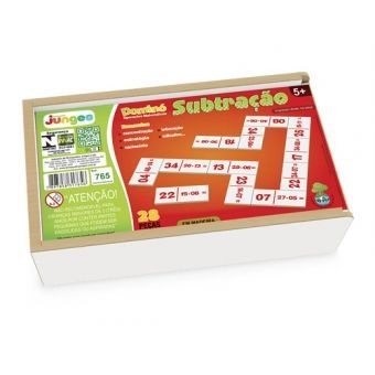 Dominó Educativo Junges Subtração (Estojo)