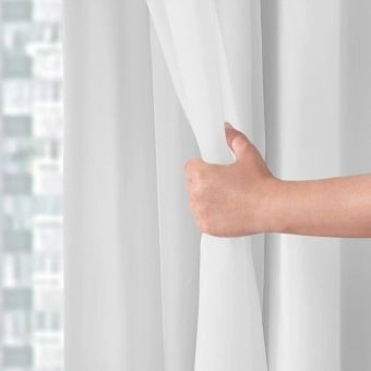 Cortina Blackout 4,2 x 2,5 m Bella Janela Pratika Lisa Cromo