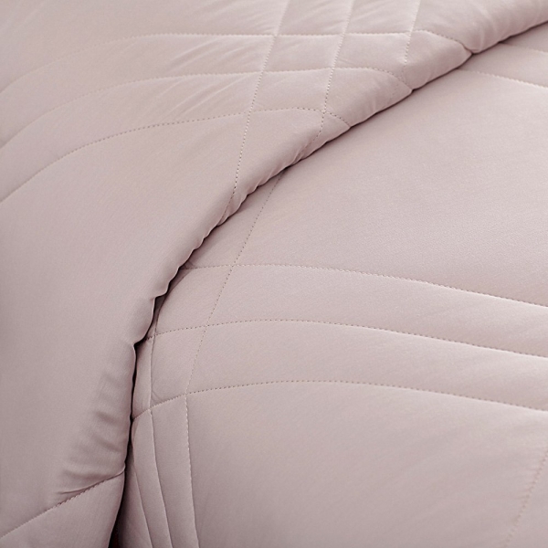 Edredom Solteiro Buddemeyer Vision Cetim 270 Fios - Rosa