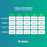 Roupão de Banho com Capuz e Bolso Infantil Dohler Velour Liso - Azul