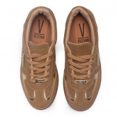 Tênis Feminino Vizzano Sneaker Camurca/Metalizado Casual - Camuça/Metalizado