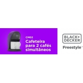 Cafeteira Elétrica 2 Xícaras Black Decker Freestyle 450 w