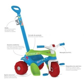 Triciclo Bandeirante Motoka Adventure Passeio e Pedal