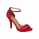 Sandália Feminina Vizzano Salto Fino Alto Pelica - Vermelho