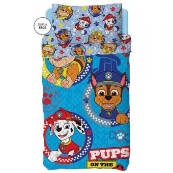 Colcha Patrulha Canina Lepper Dupla Face Bouti