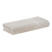 Toalha de Banho c/ Renda Buddemeyer Crystal 100% Algodão - Bege 1098