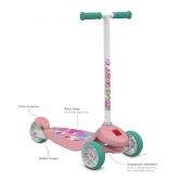 Patinete Bandeirante Skatenet Kid Flower