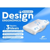 Travesseiro NASA Cervical Ortopédico Fibrasca