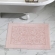Toalha de Piso Felpudo Dohler Jacquard Confort Lisa FJ-6408 - Rosê