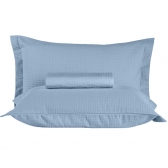 Colcha Piquet Queen 3 Peças Teka Gênova 100% Algodão 235g/m² - Azul