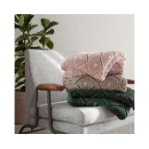 Manta Buddemeyer Tricot Ella 125 cm x 150 cm - Kaki