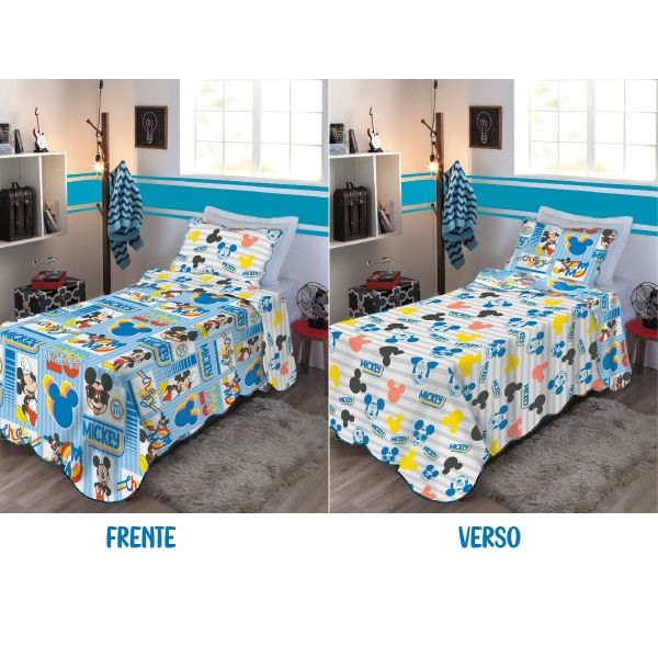 Colcha Juvenil Mickey Jolitex Disney Ultrasonic