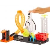 Conjunto Hot Wheels City Super Decolagem de Foguete Mattel