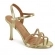 Sandália Feminina Vizzano Salto Fino - Durado/Bege 435