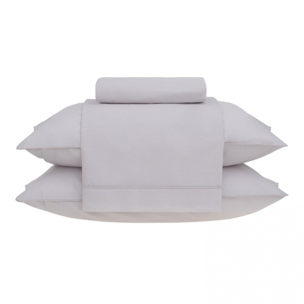 Jogo de Cama King Buddemeyer Basic Percalle 180 Fios - Bege 007