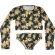 Conjunto de Praia de Menina Proteção UV Tube kids - Flores Amarelas