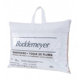 Travesseiro Buddemeyer Toque de Pluma 50x70cm Branco