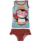 Conjunto Infantil de Praia Proteção UV Tube Kids - Melancia