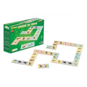 Dominó Educativo Junges Animais da Selva