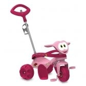 Triciclo Bandeirante Zootico Passeio e Pedal Joaninha - Rosa