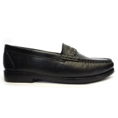 Mocassim Masculino Saullo 1604 em Couro Preto
