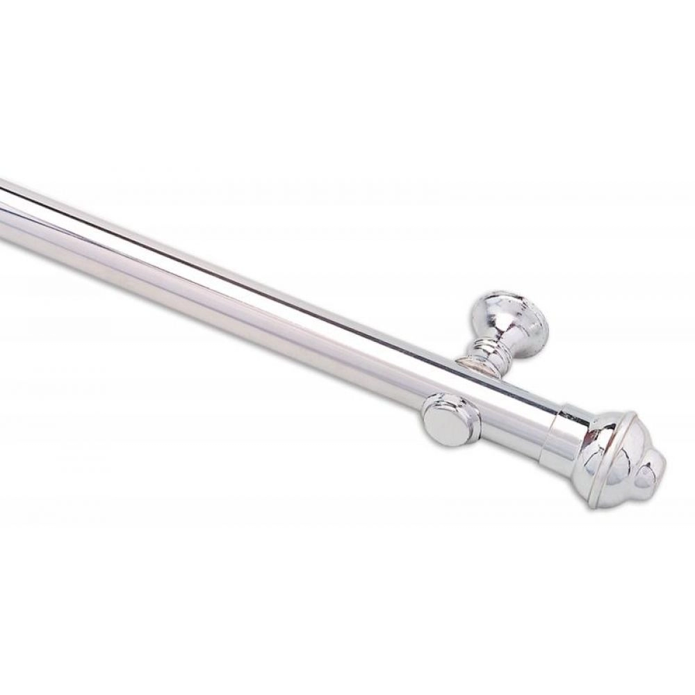 Varão de Cortina Belchior Eco Metal com Emenda 2,50 m 19 mm - Cromado